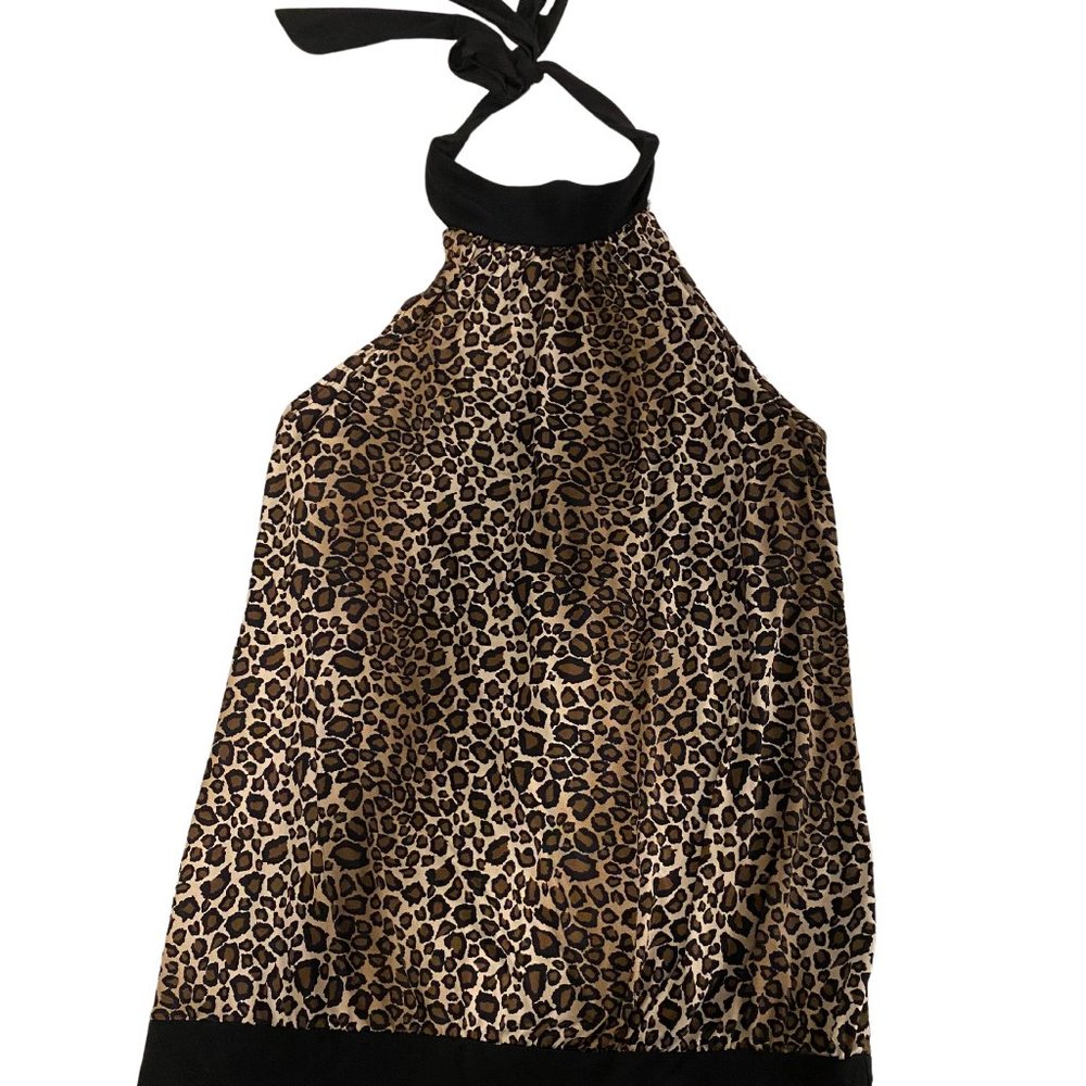 Wet Seal: Cheetah Print Halter Top